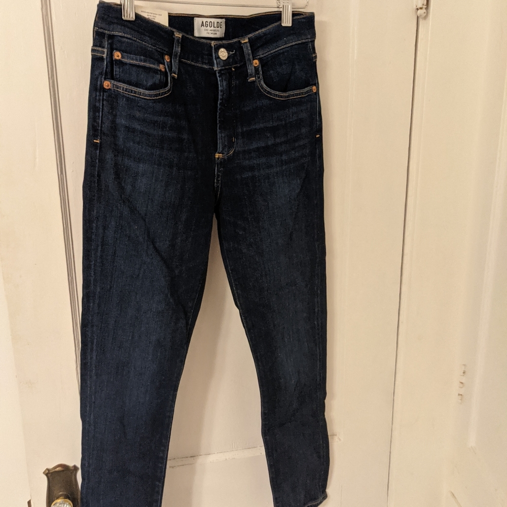 Agolde High-rise Sophie Skinny Crop Jeans 27 NWT